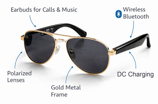Moonwalker Aviator Smart Sunglass